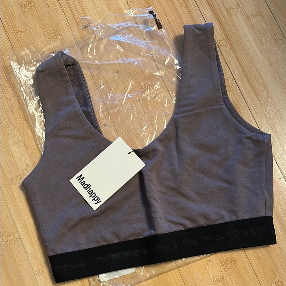 Madhappy Gray Sports Bra